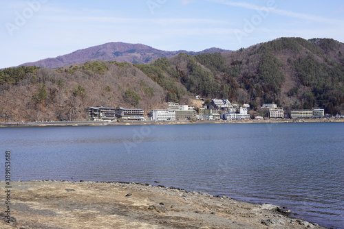 河口湖の風景