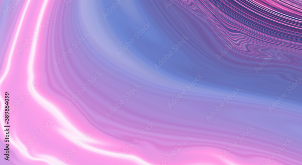 Obraz premium Abstract ultraviolet blank background, neon light. Blue and pink color gradient, lines and rays, oblique lines. Liquid lines.
