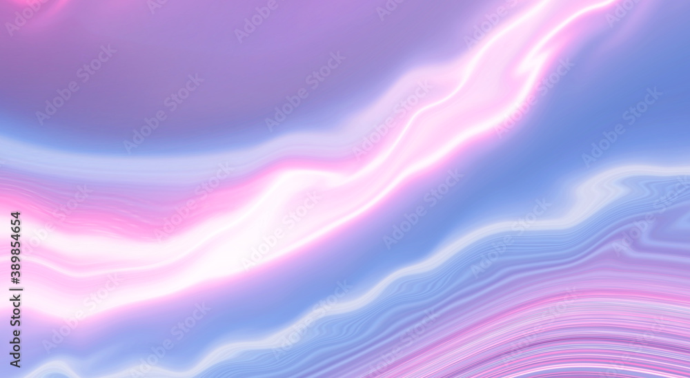 Obraz premium Abstract ultraviolet blank background, neon light. Blue and pink color gradient, lines and rays, oblique lines. Liquid lines.
