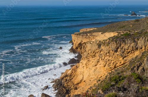 Atlantic rocky coast view