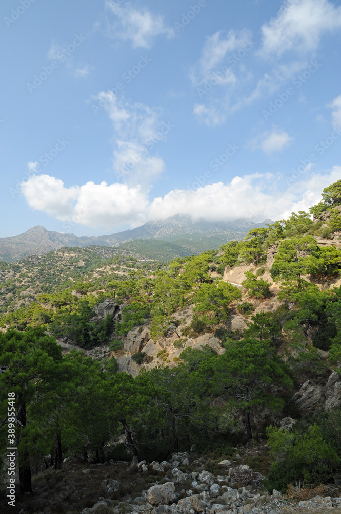 Les environs du village d'Orino à Iérapétra en Crète