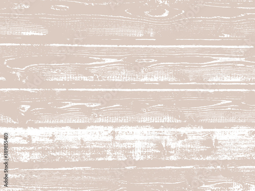 Vector scratched wooden texture board