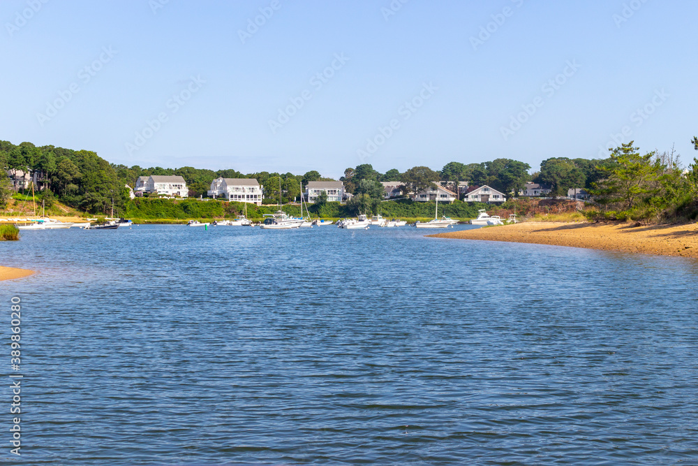 Fototapeta premium beach with boats