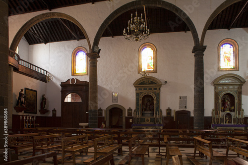 Interior of the Church of San Pedro Ap  stol in the City of G    mar.