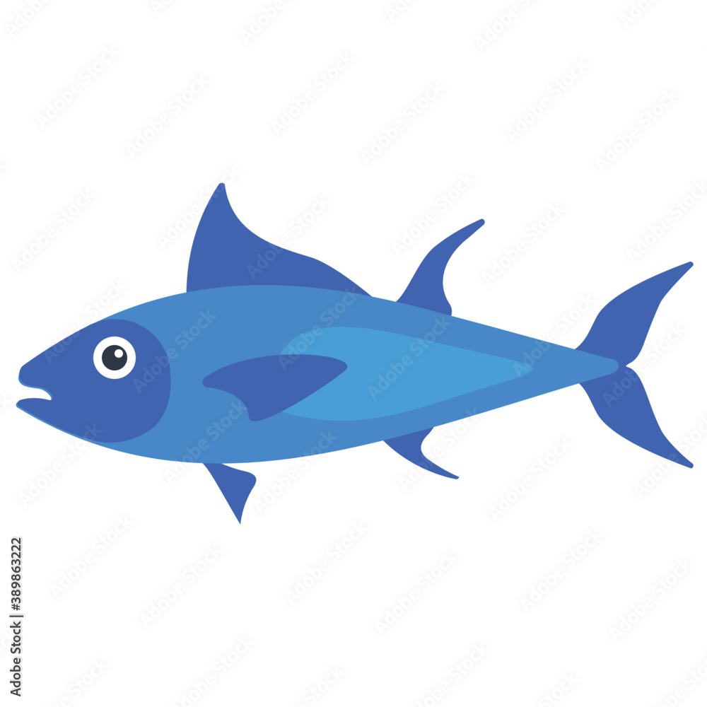 Fototapeta premium A specie of lake malawi cichlids in sharp blue color lives in rocky substrates, electric blue hap or blue ahli fish 