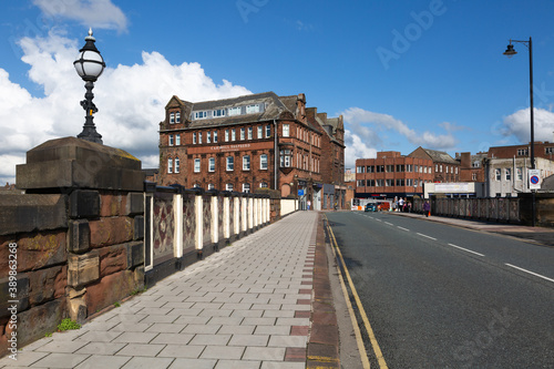 Принти на полотні Carlisle , Cumbria / England - 11 03 2020: Victoria viaduct bridge in Carlisle U