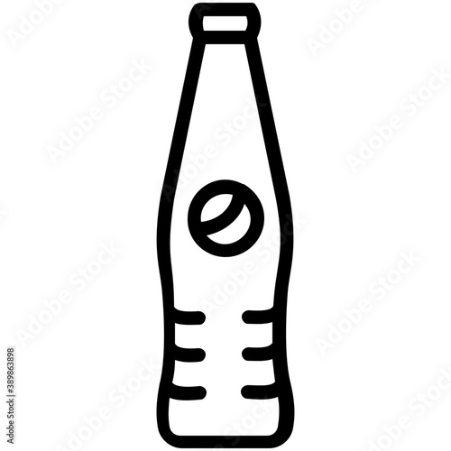 
A glass bottle with multi-national logo of a company depicting pepsi cola soda drink 
