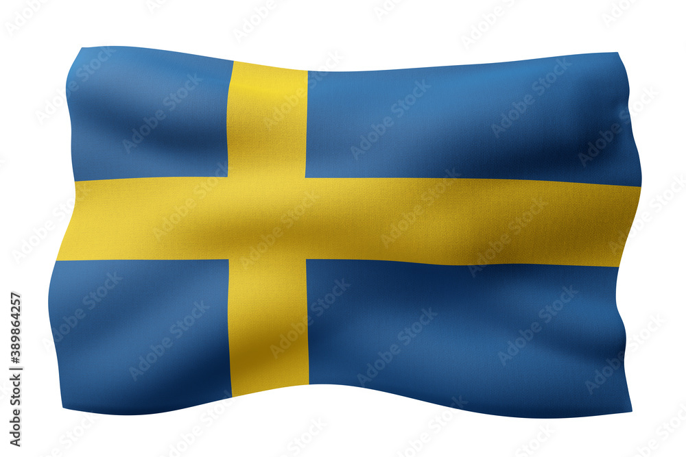 Sweden 3d flag Sweden 3d flag