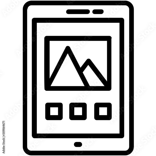 
A smart gadget with buttons giving output depicting gameboy 
