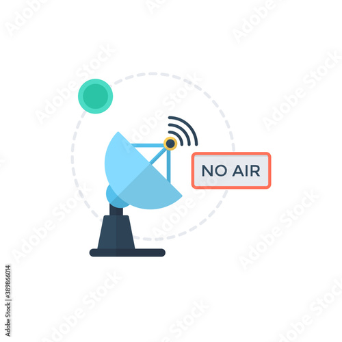 
Satellite dish antenna to receive or transmit information from communication satellite
