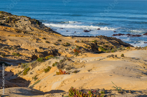Atlantic rocky coast view