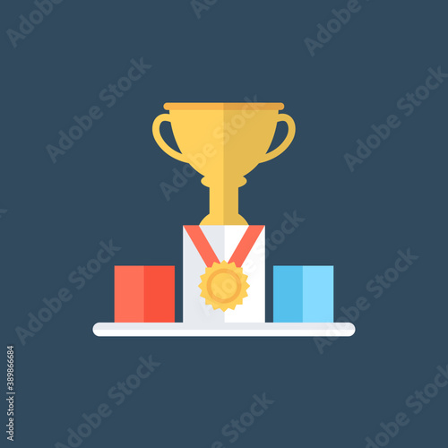 
A performance or achievement that is marked by success 
