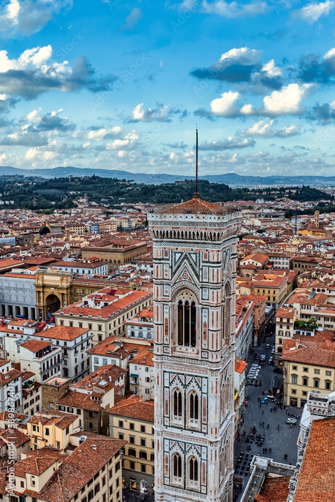 Giotto's Bell Tower (Campanile) and Florence Rooftops
