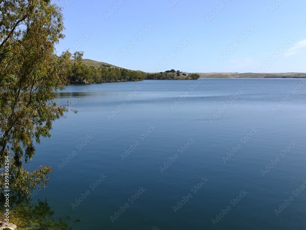 Great nature on the Orellana dam in the Extremadura region - Spain Great nature on the Orellana dam in the Extremadura region - Spain