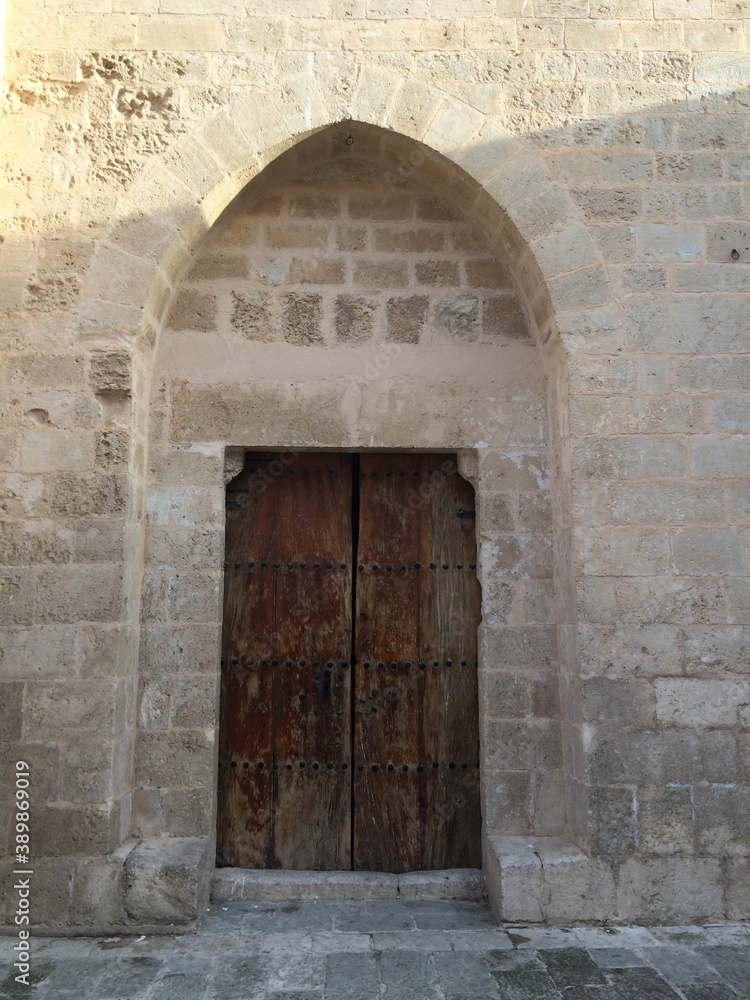 
Turkey Mardin Province, the old town center, architecture they uns, door and wall street texture