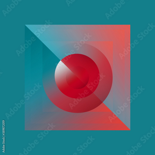 
moon, space, pink and blue color, abstract, logo