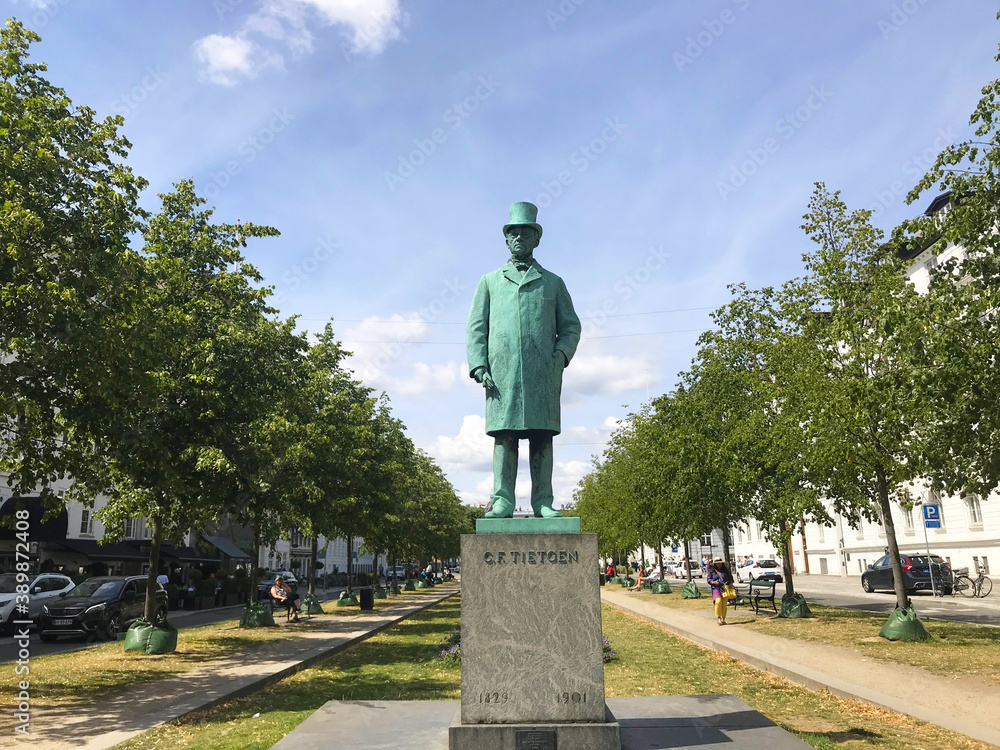 a Statue In Copenhagen, Denmark