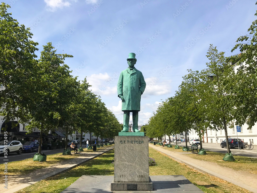a Statue In Copenhagen, Denmark