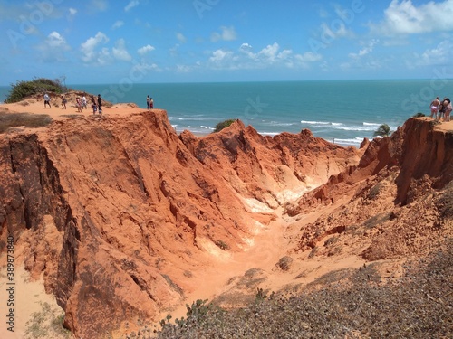 Cliffs of Morro Branco, Ceará Brazil