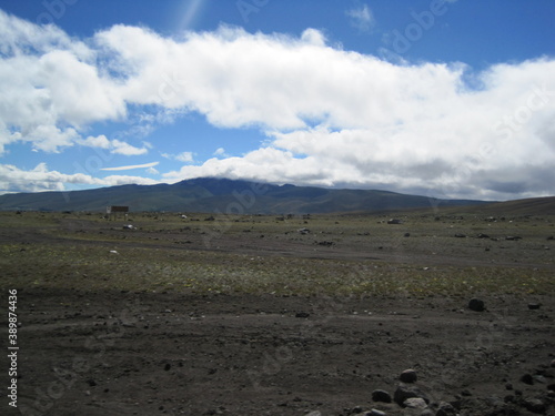 Hiking in the jungles and mountain landscapes around Banos and Mindo in Ecuador, South America