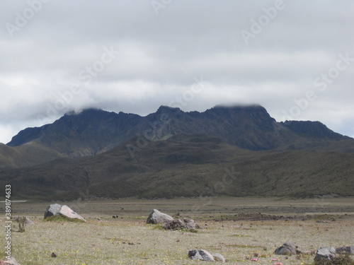 Hiking in the jungles and mountain landscapes around Banos and Mindo in Ecuador, South America