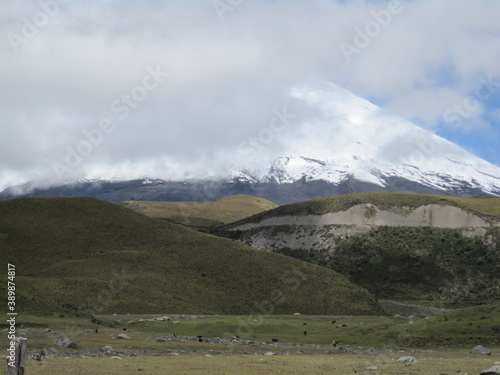 Hiking in the jungles and mountain landscapes around Banos and Mindo in Ecuador, South America
