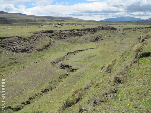 Hiking in the jungles and mountain landscapes around Banos and Mindo in Ecuador, South America