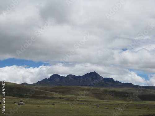 Hiking in the jungles and mountain landscapes around Banos and Mindo in Ecuador, South America