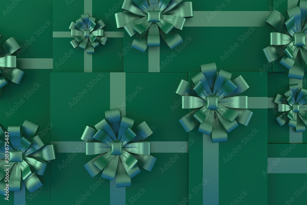 3d illustration of the gift box for the new year holidays and Christmas 3d illustration of the gift box for the new year holidays and Christmas