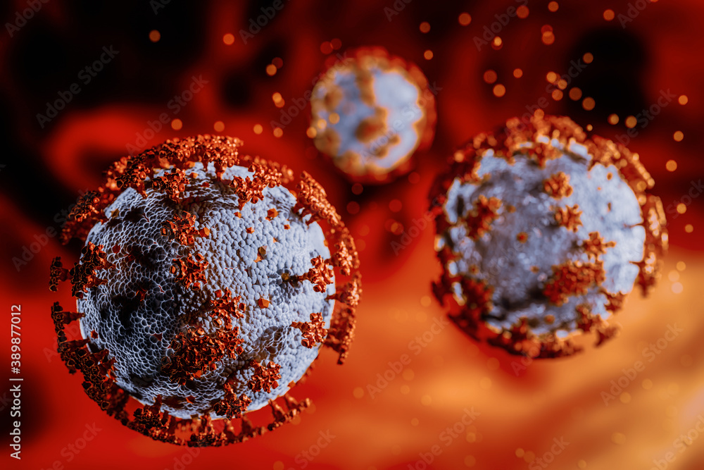 Microscopic scan of Coronavirus deadly cells inside the human body ...