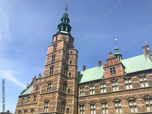 Rosenberg Castle at Kongens Have in Copenhagen, Denmark photo