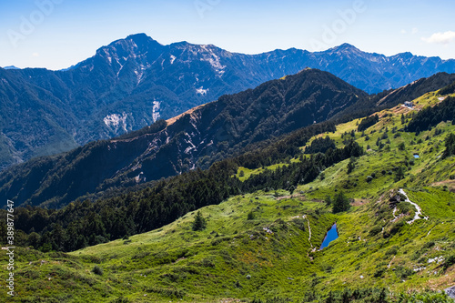 Wallpaper Mural Beautiful scenery at Hehuanshan Main Peak, Wuling, Nantou County, Taiwan Torontodigital.ca