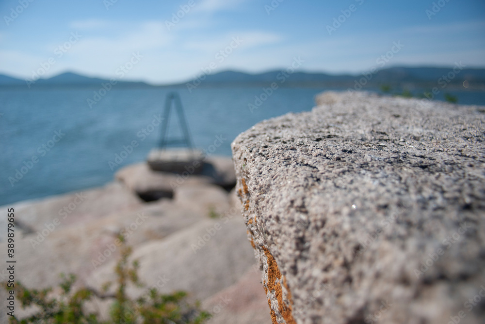 stone wall in the mountains, bokeh, nature stone wall in the mountains, bokeh, nature