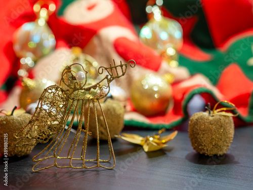 Adorno de navidad en forma de ángel  photo