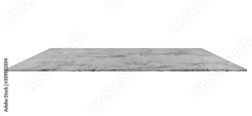 Cement shelf in isolated white background .Shelf made of cement © gexphos