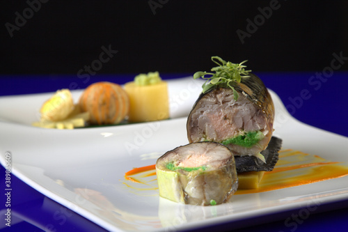 gastronomy and plate decor