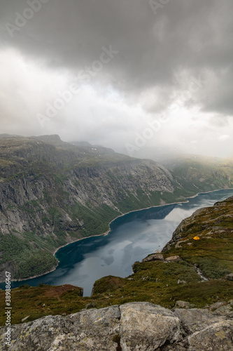 Walking to Trolltunga