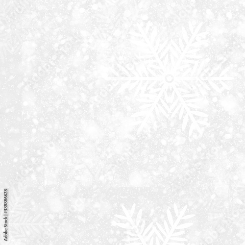 christmas background with snowflakes.decoration holiday. © Pornsuda