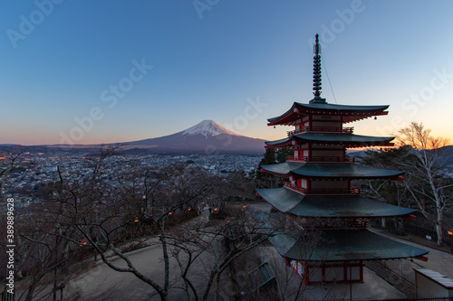 Mount Fuji, Chureito Pagoda, Japan