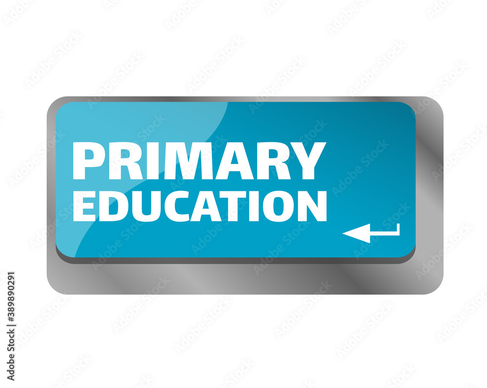 Primary education . Close up of keyboard, enter computer key. Primary education . Close up of keyboard, enter computer key.