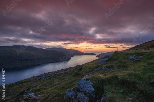 Sunset, Faroe Islands photo