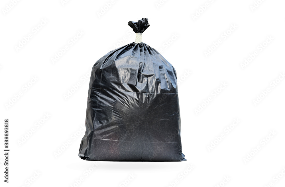 Garbage bag isolated on white background with clipping paths. Garbage bag isolated on white background with clipping paths.