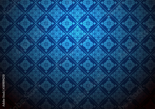 Vintage background with Seamless pattern