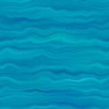 Water blur stripe texture background. Seamless liquid flow watercolor stripe effect. Wavy wet wash variegated fluid blend pattern for sea, ocean, nautical maritime textile backdrop
