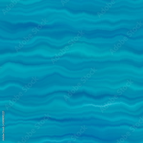 Water blur stripe texture background. Seamless liquid flow watercolor stripe effect. Wavy wet wash variegated fluid blend pattern for sea, ocean, nautical maritime textile backdrop © Nautical