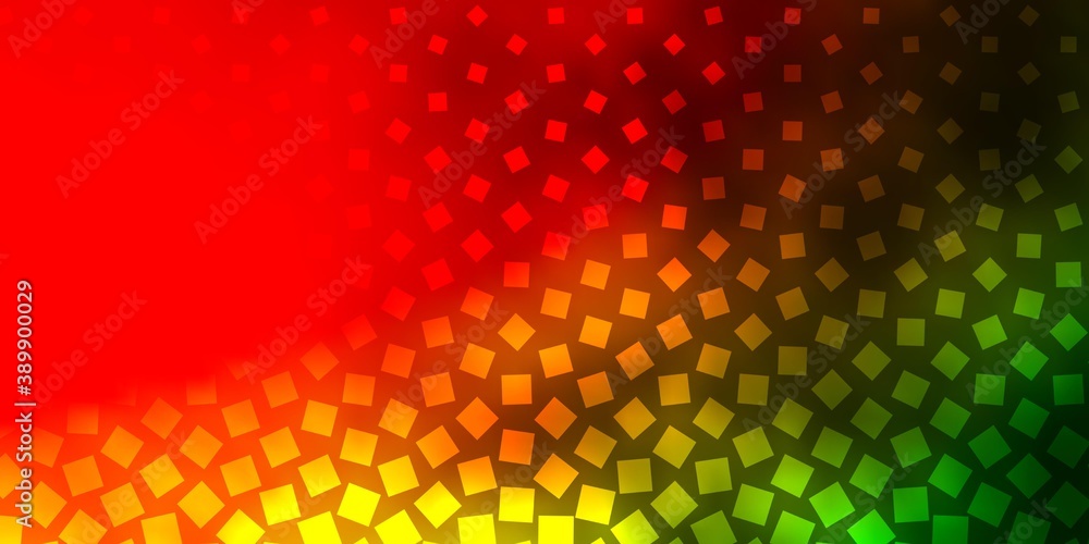 Light Green, Red vector pattern in square style. Light Green, Red vector pattern in square style.