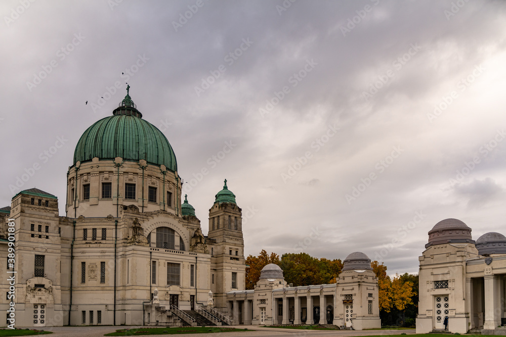 St. Charles Borromeo Cemetery Church is a Roman Catholic church in the Vienna Central Cemetery.  It was constructed from 1908 to 1911 to designs by the architect Max Hegele