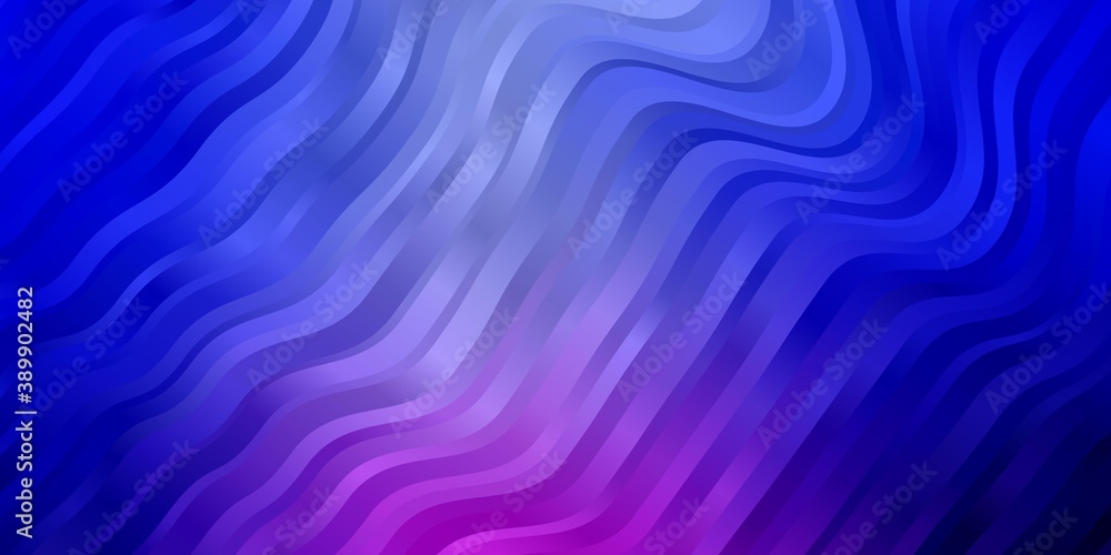 Light Blue, Red vector background with bent lines. Light Blue, Red vector background with bent lines.
