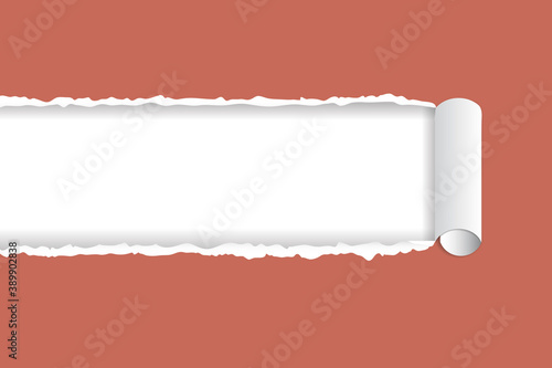 Abstract torn paper cut background vector can use insert text in to space vector art illustration.