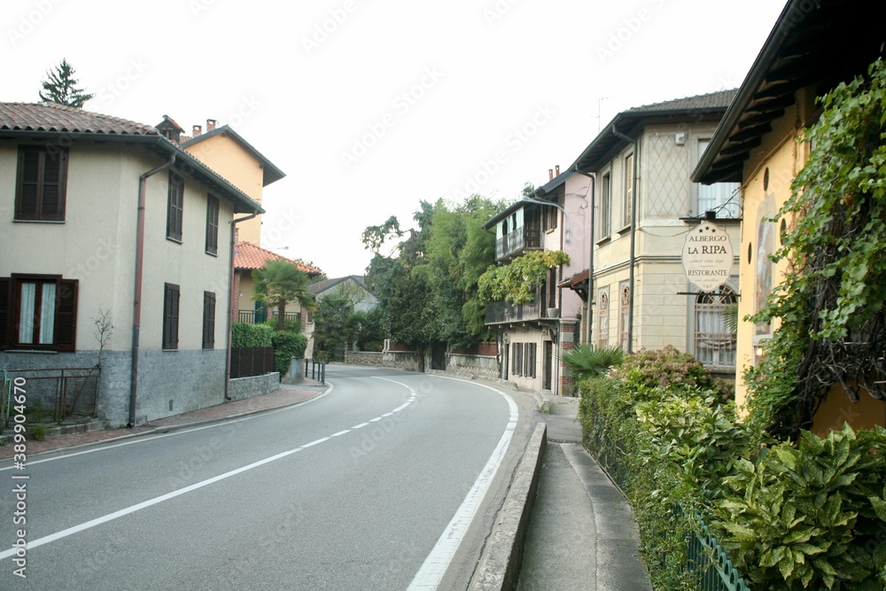 Beautiful empty silent abandoned streets of old ancient beautiful city. Classic medieval stone buildings and houses. Beautiful empty silent abandoned streets of old ancient beautiful city. Classic medieval stone buildings and houses.